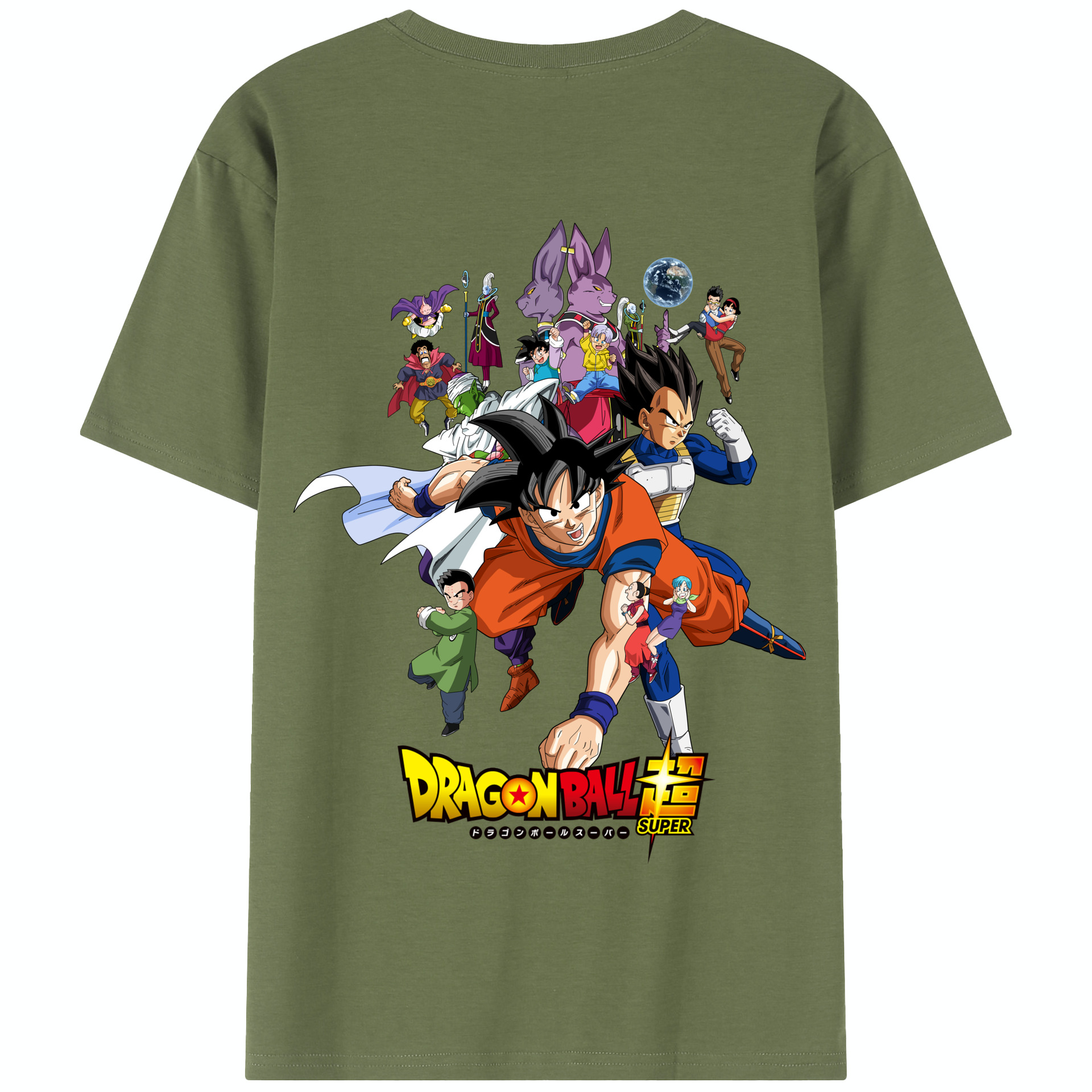 （画像用） ドラゴンボール DRAGON BALL 綿100％半袖Tシャツ（背面プリント）